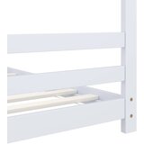  Okvir za dječji krevet od masivne borovine bijeli 70 x 140 cm | Eponuda.com