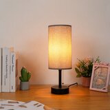  Brilagi - Stona lampa sa USB priključkom TABLON 1xE27/25W/230V crna/siva | Eponuda.com