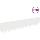  Ograda oko Travnjaka 30 pcs 103 x 20 cm Čelik Bijela | shoptok.hr