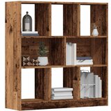 vidaXL Ormar za knjige staro drvo 97,5x29,5x100 cm konstruirano drvo | shoptok.hr