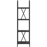  Polica Crni hrast 40 x 30 x 146 cm Konstruirano drvo | shoptok.hr