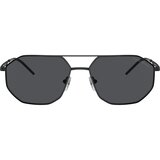 Emporio Armani Sončna očala črna / off-bela | Shoptok.si