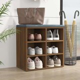 vidaXL omarica za čevlje rjav hrast 52,5x30x50 cm | Shoptok.si