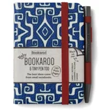 Bookaroo - Set Notes A7 i olovka - Bookaroo, Navy & Dark Red - Aztec