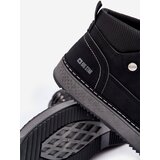 Big Star Lace-up men's ankle boots Big Star Hi-Poly System black | shoptok.hr