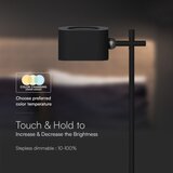  LED prigušiva magnetna stolna lampa 4u1 LED/3W/5V 3000-6000K 1800 mAh crna | Eponuda.com