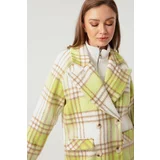 Lafaba Women's Green Plaid Coat