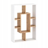 AKORD Polica 90X60X20 Cm Stenska Talna Bela Wotan, (21979054) | Shoptok.si