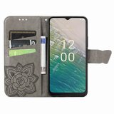 INORCO Za Nokia C32 PU usnjena torbica denarnica z odtisom metulja preklopni ovitek za telefon s trakom, (22035449) | Shoptok.si