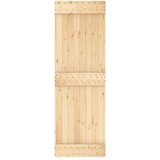  Vrata NARVIK Naravna 70 x 210 cm Masiven borov les, (5000215474) | Shoptok.si