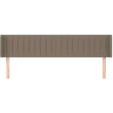 Vzglavje z ušesi taupe 183x16x78/88 cm blago | Shoptok.si