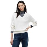 Tommy Hilfiger Ženski džemper sa v izrezom Cene