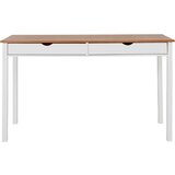 Støraa bijelo-smeđi radni stol Gava, dužine 140 cm Cijene