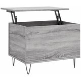  Stolić za kavu boja hrasta 60 x 44,5 x 45 cm konstruirano drvo | Shoptok.si