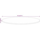 Stolna ploča Ø 70 x 1,5 cm okrugla od masivnog obnovljenog drva | shoptok.hr