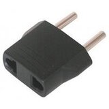 E-green Adapter Euro utikač - USA utičnica crna Cene