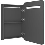  LED kupaonski ormarić s ogledalom sivi 60 x 11 x 80 cm | shoptok.hr