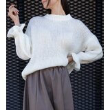 Gemre White asymmetric oversized sweater Castia | Shoptok.si