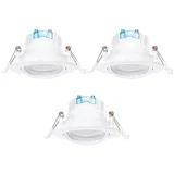 set od 3 led ugradnih svetiljki LED/5W/230V 4000K ø 8,5 cm bela