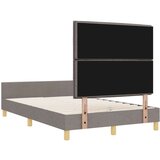  Krevetna konstrukcija taupe 120x200 cm od tkanine | shoptok.hr
