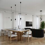Sollux Obesna svetilka HALO 1 črna, (5000352274) | Shoptok.si