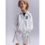Reserved Zip dukserica s viskozom - bijela | shoptok.hr