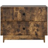  Noćni ormar s ladicama Dimljeni hrast 62 x 34,5 x 47,5 cm | shoptok.hr