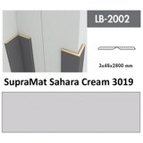 AGT profil Zidni MDF LB-2002 SupraMat Sahara Cream (3019) 2800x48x3mm ( 026-065 ) Cene