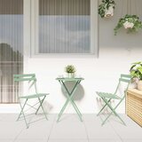  Sklopiva stolica za vrt 2 pcs Svijetla mint boja 42 x 46 x 82cm | shoptok.hr