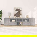 vidaXL Kotna omarica siva sonoma 200x40x45 cm inženirski les | Shoptok.si