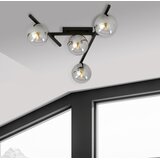  Plafonsko svetlo SMART 4xE14/10W/230V crna/siva | Eponuda.com