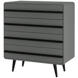 Støraa Siva visoka komoda 80x88 cm Chantal – Cijene
