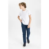 Defacto Boys' Straight Fit Standard Cuff Jeans