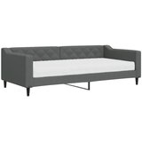  Dnevni krevet s madracem tamnosivi 90 x 200 cm od tkanine | shoptok.hr