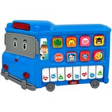 Interaktivni edukativni piano DOREMI u obliku autobusa - plavi | shoptok.hr