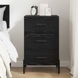  Noćni ormar Crni hrast 40 x 40 x 66 cm Konstruirano drvo | shoptok.hr