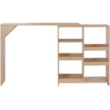 Barski stol s pomičnom policom boja hrasta 138 x 39 x 110 cm | shoptok.hr