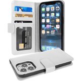 Cadorabo Ohišje, združljivo z Apple iPhone 13 PRO MAX v snežno bela - Zaščitni ovitek z magnetnim zapiranjem in 3 režami za kartice, (20548065) Cene
