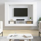TV ormarić bijeli 152 x 22 x 113 cm od konstruiranog drva | shoptok.hr