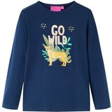  Dječja majica dugih rukava modra 140 | shoptok.hr