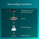 Philips ugradna stropna svetiljka PERIDOT 1xGU10/7W/230V srebrna | Eponuda.com