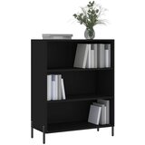 Ormarić s policama crni 69,5 x 32,5 x 90 cm konstruirano drvo | shoptok.hr