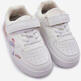 Boto Children's Velcro Sneakers with Bear White Callexia | shoptok.hr