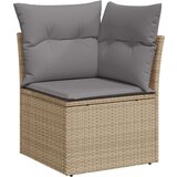  6-dijelni set vrtnih sofa s jastucima bež od poliratana | shoptok.hr