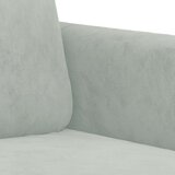  Trosjed svjetlosivi 180 cm baršunasti | shoptok.hr