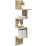  Polica na zidu Zidna montaža Smeđa 32 x 21 x 107 cm | shoptok.hr