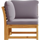  Kutna vrtna sofa s jastucima 73x73x65 cm masivno drvo bagrema | shoptok.hr