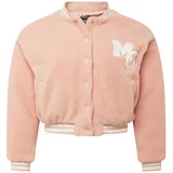 Missguided Plus Prijelazna jakna roza / bijela