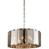  Endon 61294 - Luster na lancu CLOONEY 8xE14/40W/230V crna/dimljena | Eponuda.com