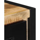 vidaXL TV omarica 100x30x25 cm Masivni neobdelan les Mango | Shoptok.si